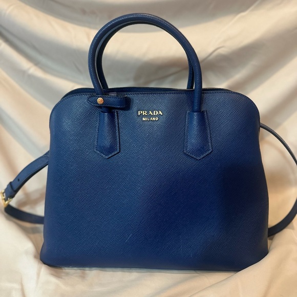 Prada Handbags - Prada Milano Blue Women's Bag